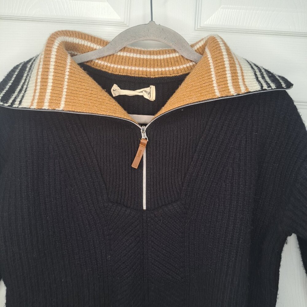 Obermeyer Limber 100% Wool 1/2 Zip Sweater Size Large - Picture 3 of 7